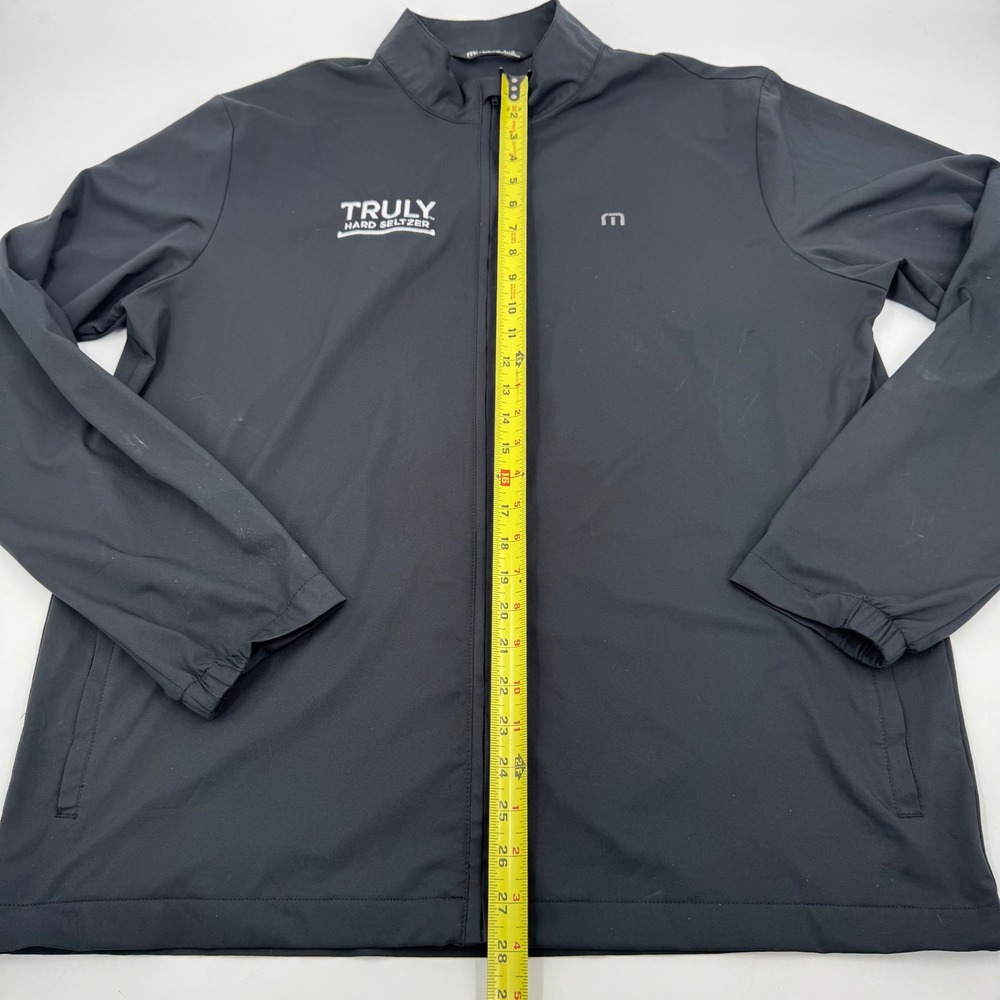 Travis Mathew Windbreaker‎ Jacket Full Zip Truly Hard Seltzer Black XL Golf - Picture 4 of 12